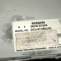 04-05 Nissan Armada Gps Tv Info Display Screen Av Control Assembly 28330 ZC00A - BIGGSMOTORING.COM