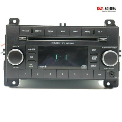 2011-2013 Dodge Durango Jeep Res Sirius Radio Stereo Cd Player P05091165AB