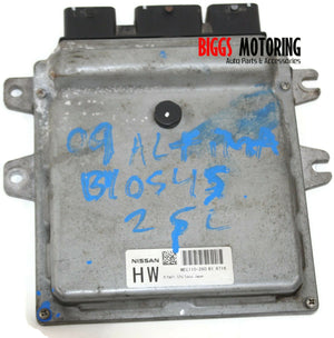 2009 Nissan Altima Engine Computer Brain Module MEC110-260 B1