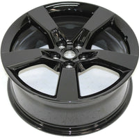 2010-2015 Chevy Camero Black 5 Spoke Wheel Rim Aluminum 20x8 Black 92230889
