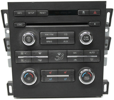 2010-2012 Lincoln MKZ Radio Cd Player  Climate Control AH6T-19C158-BC