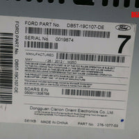 2012-2014 Ford Explorer Radio Stereo Cd Mechanism Player DR5T-19C107-DE