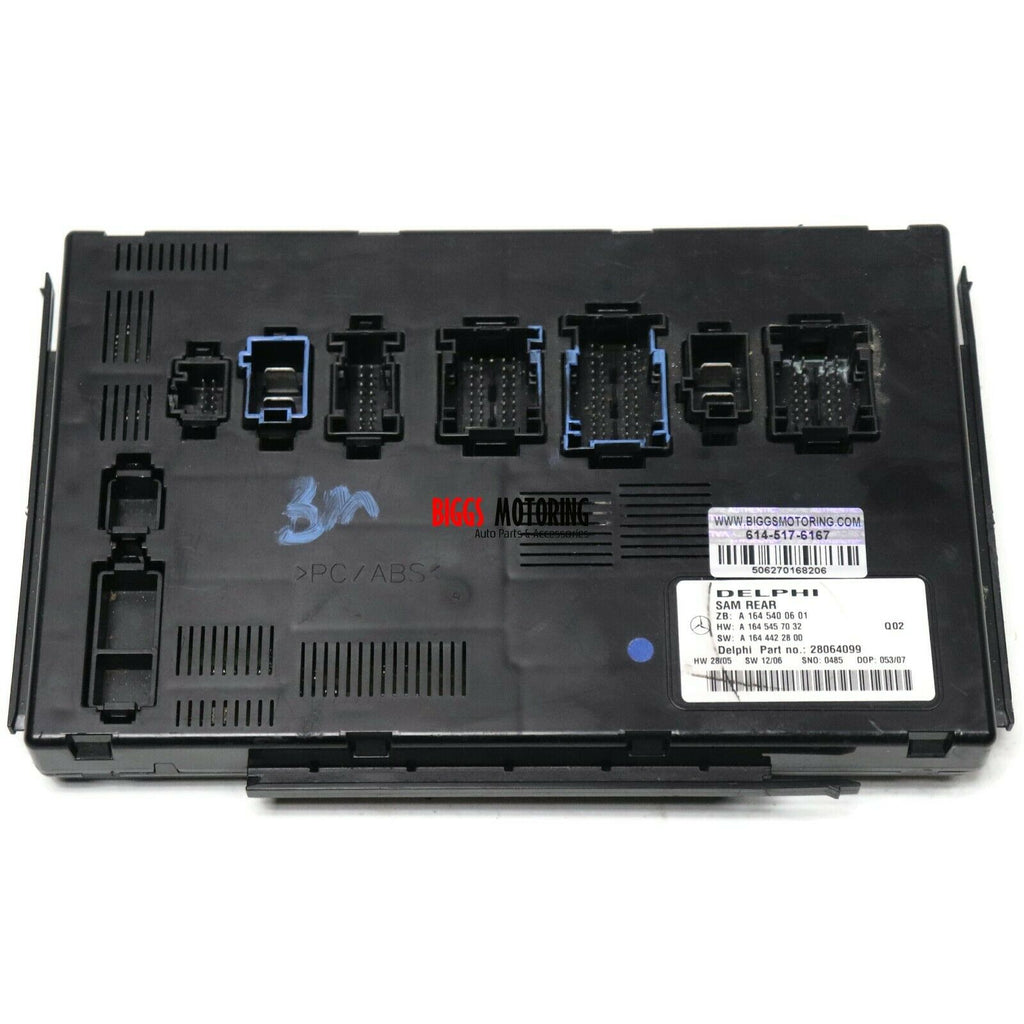 2006-2009 Mercedes Benz W164 ML350 R350 Rear Sam Control Module A 164