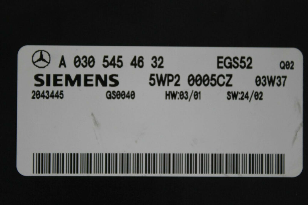 20002001 Mercedes Benz W163 ML320 Transmission Control Module A 022 5