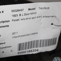 2010-2016 FORD TAURUS  DRIVER SIDE POWER DOOR MIRROR GRAY