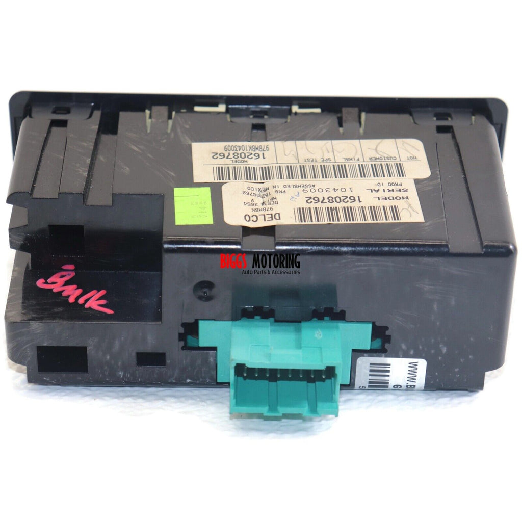 1999-2002 Cadillac Escalade Yukon Denali Radio Rear Audio Control 1620