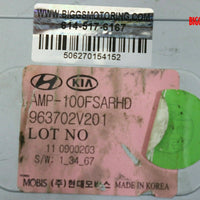 2012-2013 Hyundai Veloster Audio Radio Amplifier 963702V201