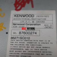 2008-2009 Subaru Impreza Kenwood Navigation Radio Cd Player FXDD07KF2