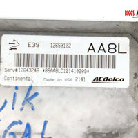 2012 Buick Regal Engine Brain Computer Control Module 12650102