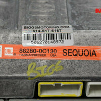 2008-2013 Toyota Sequoia JBL Audio Amp Amplifier 86280-0C130