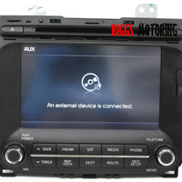 2014-2016 Kia Forte Navigation Radio Stereo Touch Screen Cd Player 96560-A7103WK