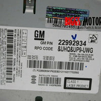 2012-2014 Buick LaCrosse Navigation Radio Cd Play Mechanism 22992934 UNLOCKED