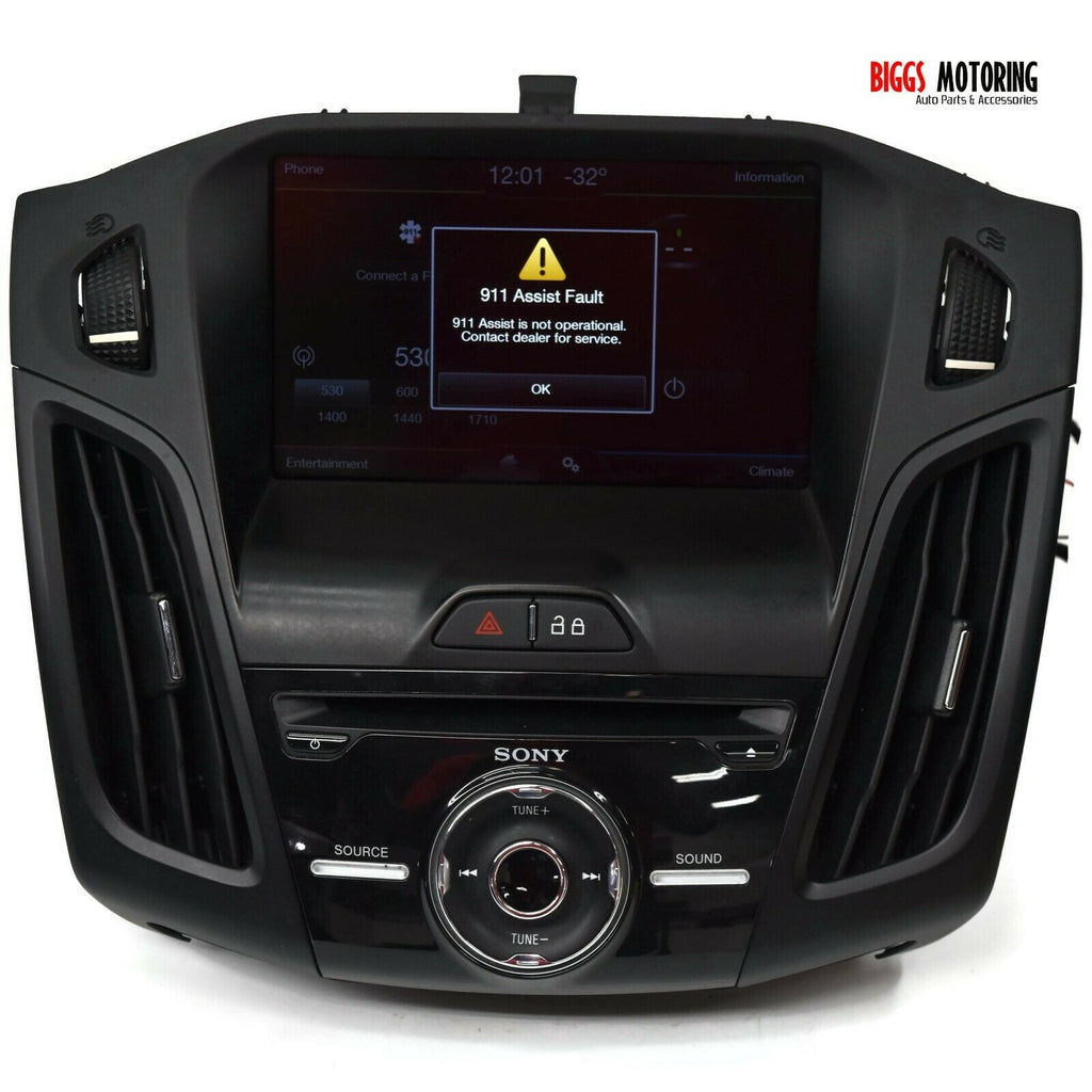 Ford Focus Audio Control Module 2012-2015 Ford Focus Sony Radio Stereo Cd Mechanism W/ APIM Module DM5
