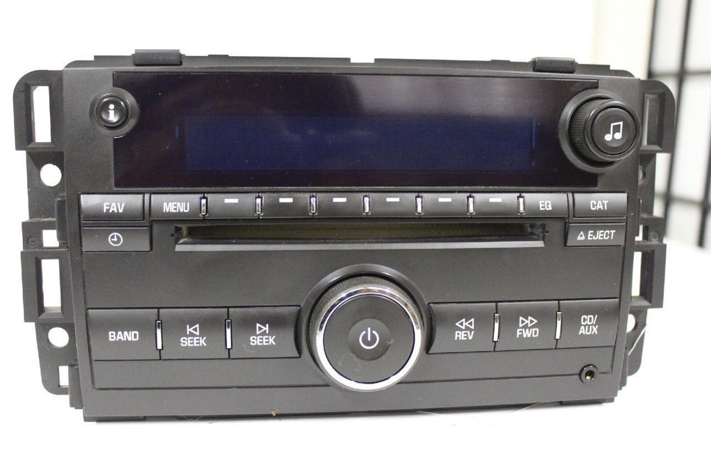 Chevrolet Gmc 2006-2008 Radio Stereo Am/Fm Aux Input Cd Player 25799567