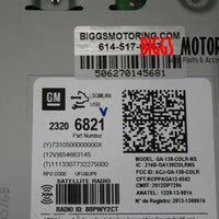 2013-2016 Chevy Cruze Terrain Equinox  Radio Cd Player Mechanism Player 23206821