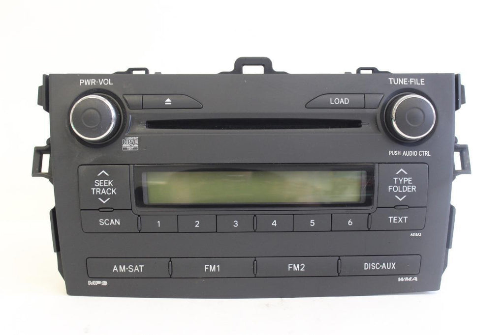 2009-2010 Toyota Corolla Radio Stereo Disc Cd Player 86120-02B10