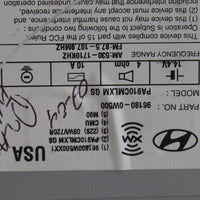 2010-2012 HYUNDAI SANTA FE XM RADIO STEREO MP3 CD PLAYER 96180-0W500