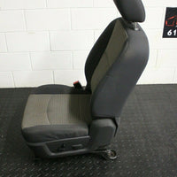 09-16 Dodge Ram Power 2 Tone Tan /Black Cloth Driver Seat Complete W/ Track - BIGGSMOTORING.COM