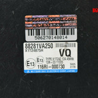 2015-2018 Subaru WRX Multifunction Integrated Chassis Control Module 88281VA250