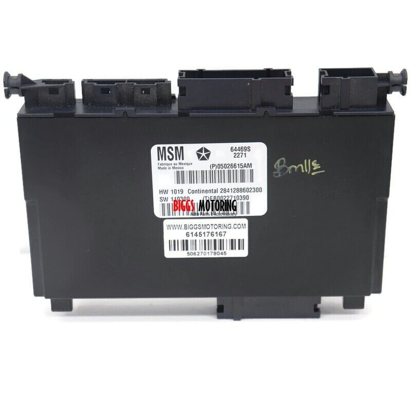 20112021 Jeep Grand Cherokee SRT Front Seat Memory Control Module 050