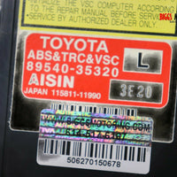 2003-2005 Toyota 4Runner Traction ABS TRC & VSC Control Module 89540-35320 - BIGGSMOTORING.COM