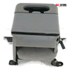1999-2010 Ford F250 Center Console Jump Seat W/ Storage & Cup Holder Gray - BIGGSMOTORING.COM