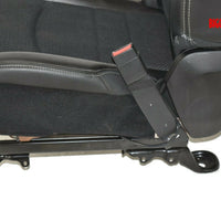 2013-2018 Dodge Ram Front & Rear Left & Right Leather Seat Set Black