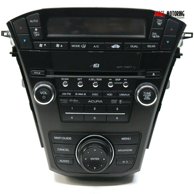 2010-2013 Acura Mdx Navigation Radio Stereo Dvd Cd Player 39101-STX-A630-M1