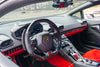 15-18 Lamborghini 610-4 Huracan Carbon Fiber Steering Wheel upgraded Leather - BIGGSMOTORING.COM
