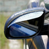 2pcs New Universal Flexible PVC Rearview Mirror Rain Shade Rainproof Blades Car Back Mirror Eyebrow Rain Cover Car Accessories