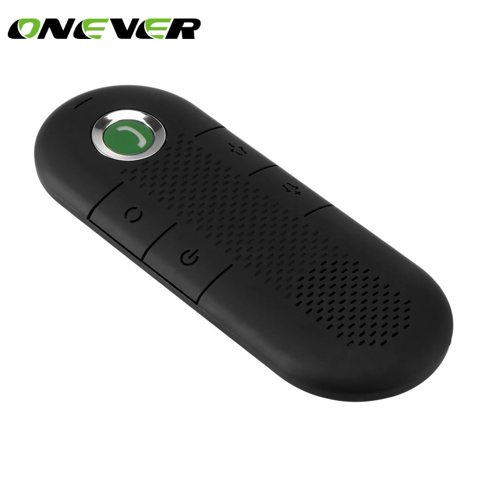 Onever Wireless Car Bluetooth Speakerphone Hands-free Car Kit Sunvisor Speaker Player Support Private Talk with Car Charger