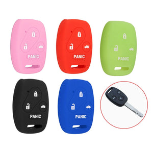 4 Button Silicone Keyless Key Fob Cover Case Fit For Honda /Accord /Civic /CR-V New
