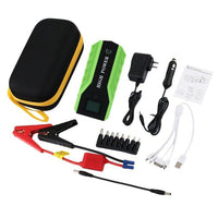 Portable 12V 82800mAh Dual USB Output Car Jump Starter Car Charger with Flash Light Battery Power Bank Emergency Power Supply