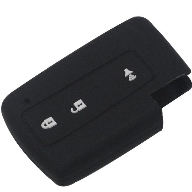 jingyuqin 10 Silicone Car Styling Key Case Cover For Toyota Prius Crown Avensis Verso Remote Smart Key 3 Buttons